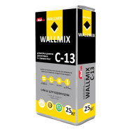 Wallmix С-13 Штукатурка цементная для внутренних работ, 25 кг