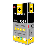 Wallmix С-16 Цементно-вапняна машинна штукатурка для газоблоків, 25 кг