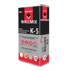 Wallmix К-5 Клей универсальний для плитки, 25 кг