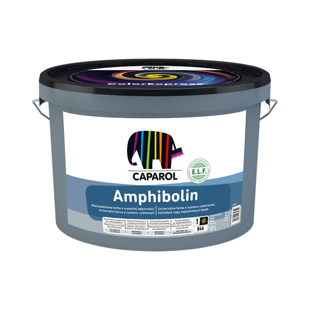 Фарба універсальна акрилатна шовковисто-матова Caparol "Amphibolin" База 3, 9,4 л.