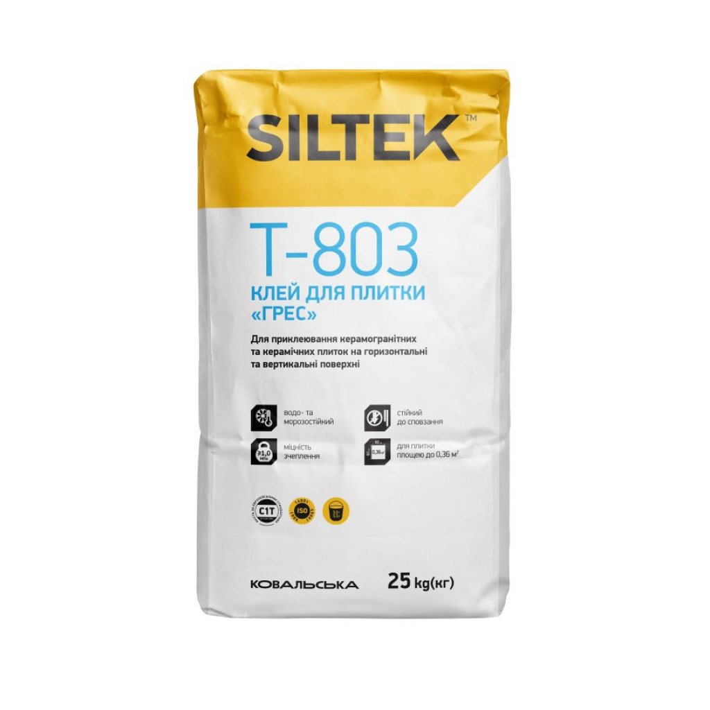 SILTEK Т-803/25кг Клей для плитки ГРЕС