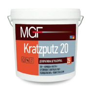 MGF Reibeputz 20 Штукатурка Короїд біла декоративна акрилова, 25 кг