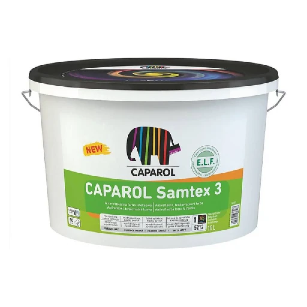 Интерьерная латексная матовая краска Caparol "Samtex 3 E.L.F." База 1, 10 л.