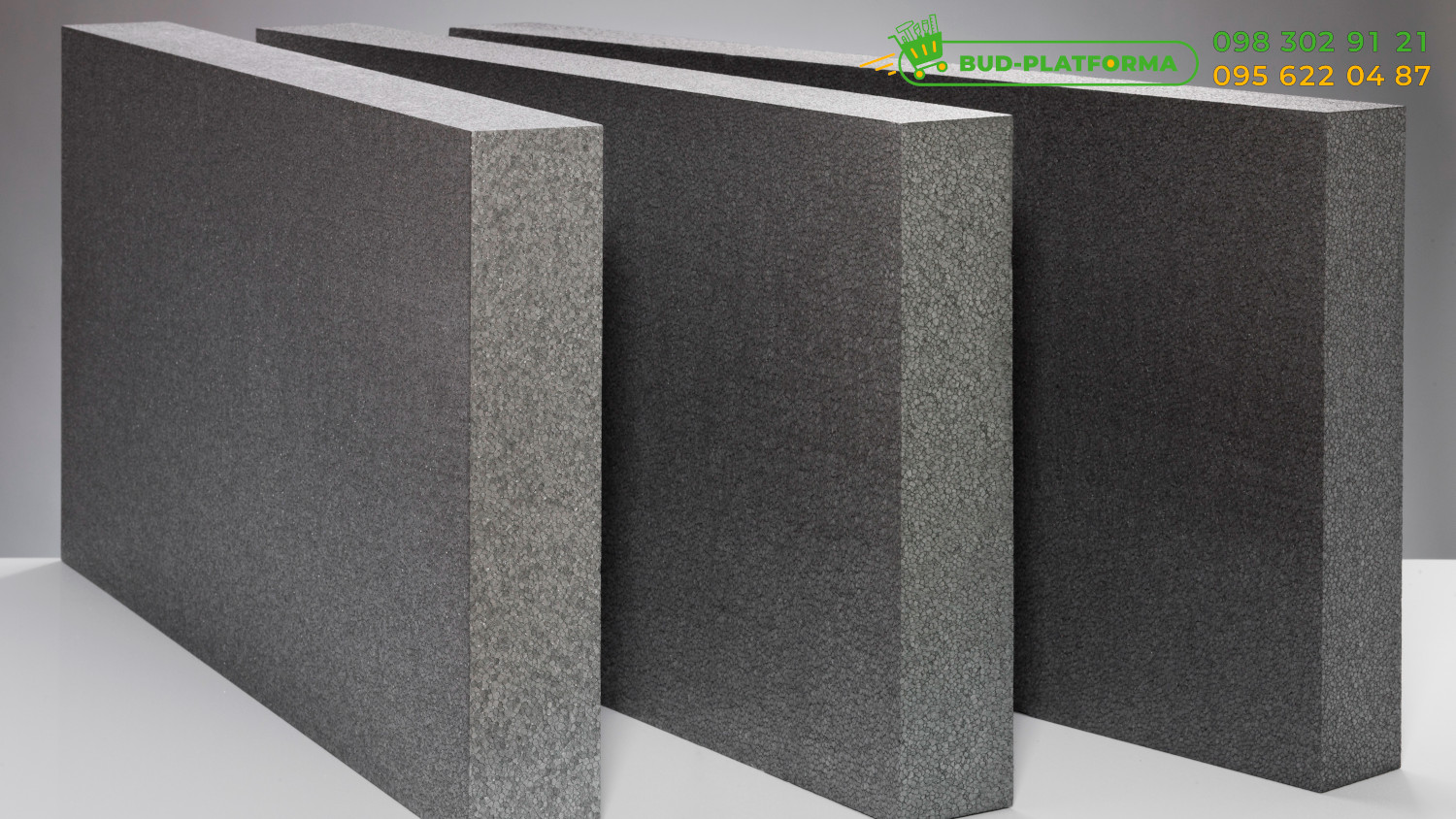 Пенопласт Hirsch Porozell EPS 60 Graphite 100*500*1000 мм